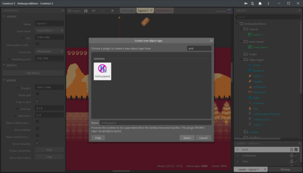 Antisuspend Plugin for Construct 3 – Ensure Your Game Runs Continuously - Image 4