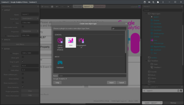 Google Analytics 4 plugin for Construct 3 - Image 2